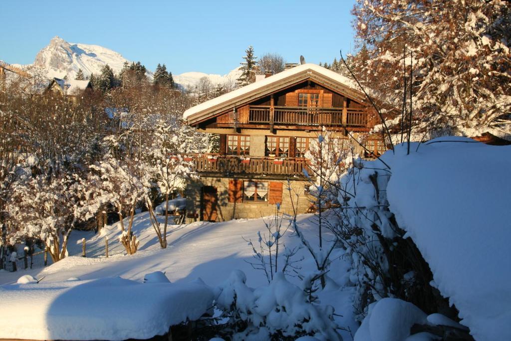 Chalet In Megeve Bed and Breakfast Eksteriør billede